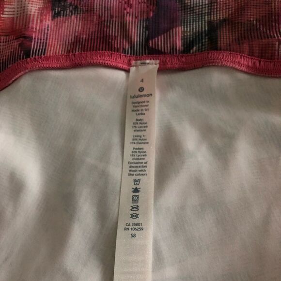 Lululemon On Pace Short 10" Sun Dazed Multi Pink - Picture 15 of 16